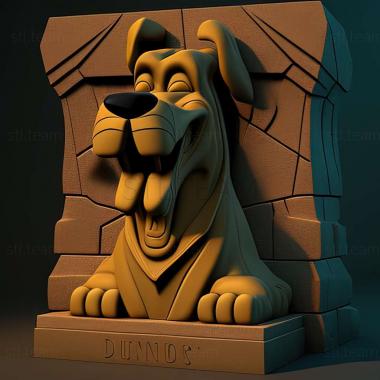 3D model Scooby Doo Jinx at the Sphinx game (STL)